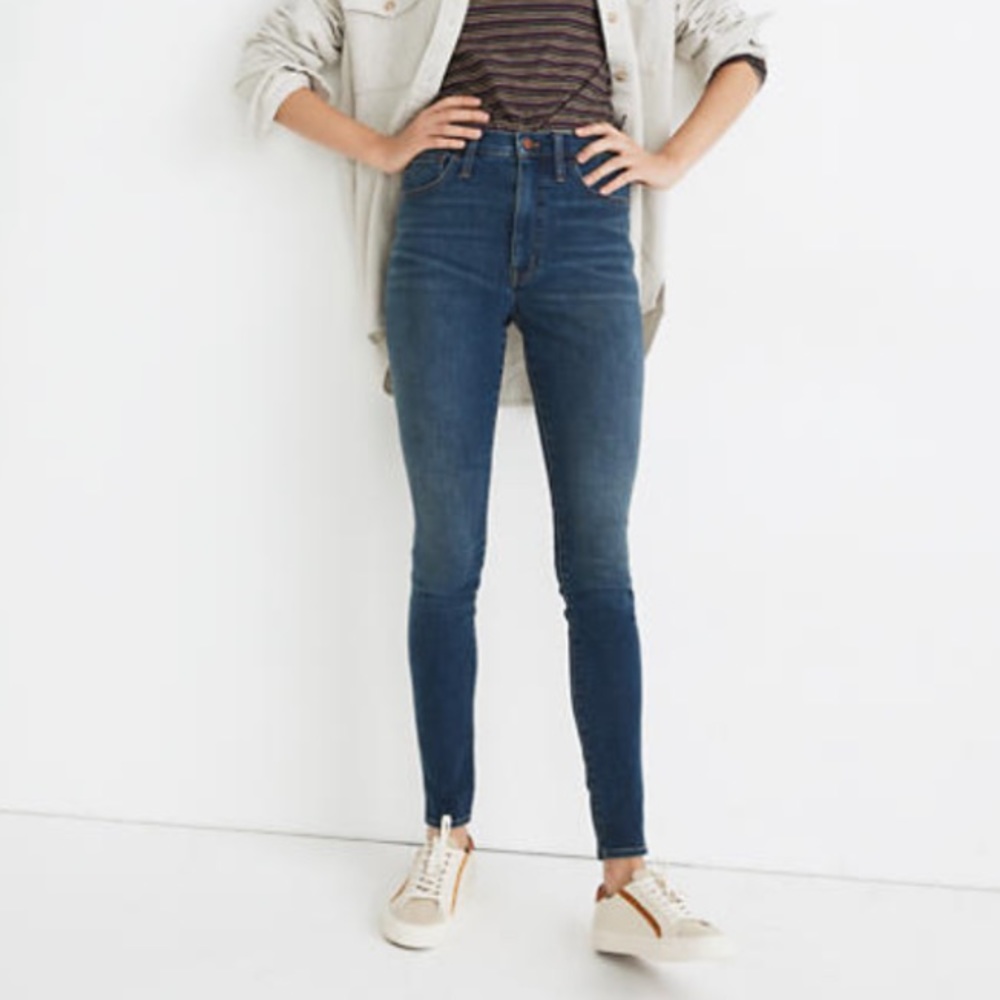 MADEWELL High Rise Roadtripper Jeans Playford Wash